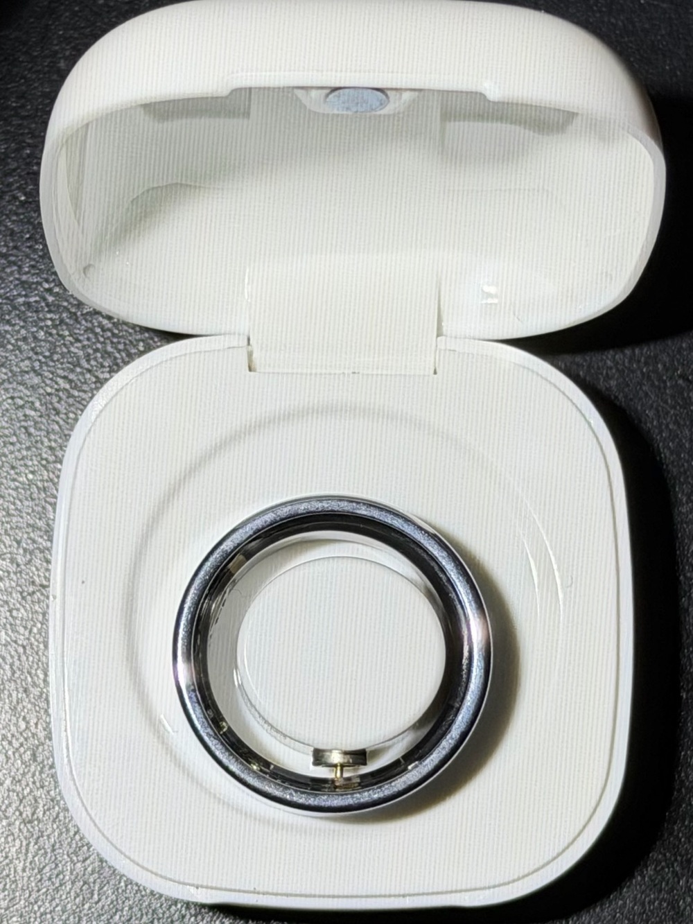 LivUp Smart Ring, Silver, Size 7